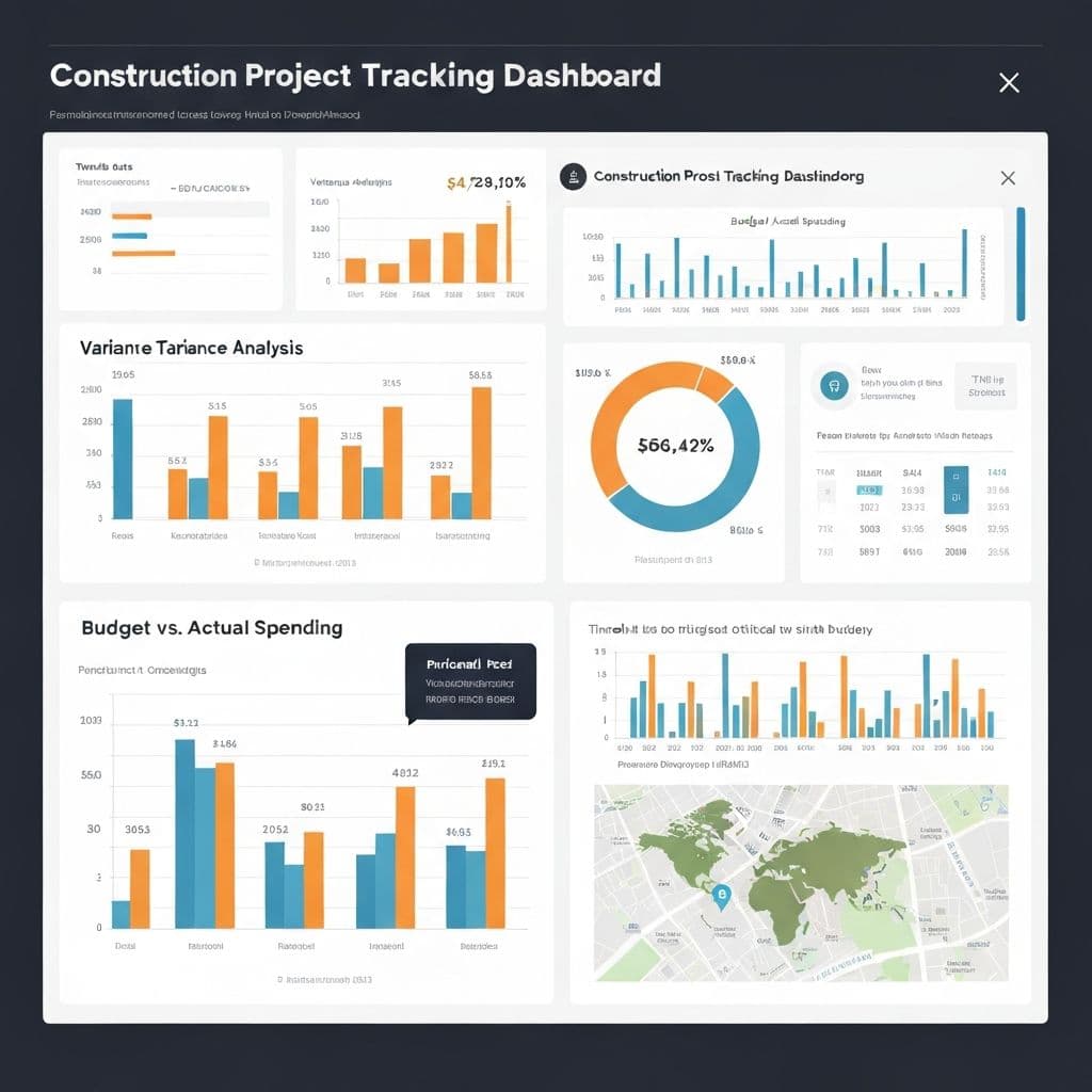 Project cost tracking dashboard
