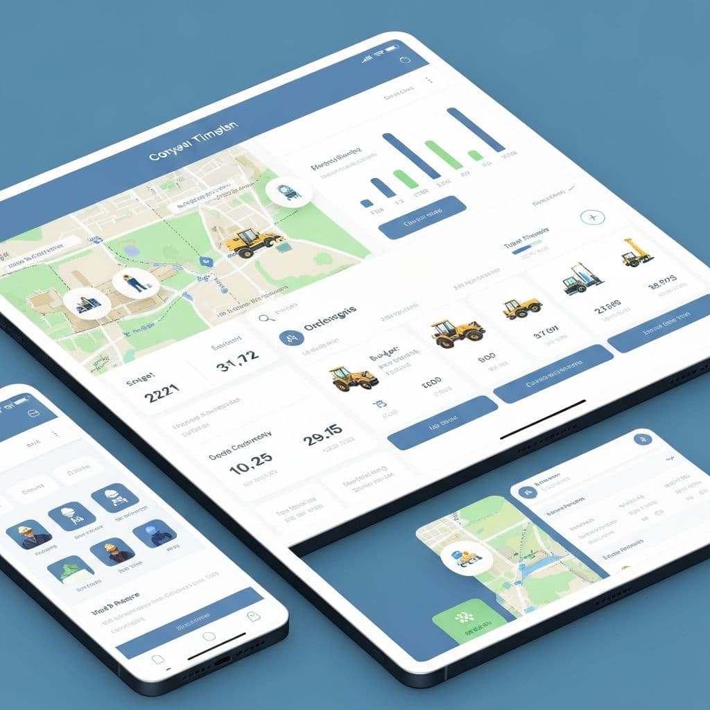 Construction site management platform