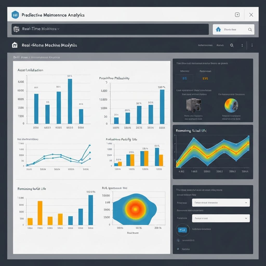 Predictive maintenance analytics dashboard